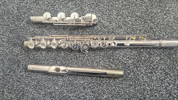 mcneela Urbano Beginner Silver Flute Set