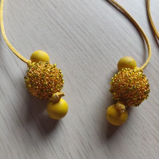 Handmade Yellow Necklace/Belt