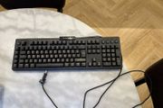EVGA Z12 RGB Gaming Keyboard, RGB Backlit LED, 5 Programmable Macro Keys, Dedicated Media Keys, Water Resistant