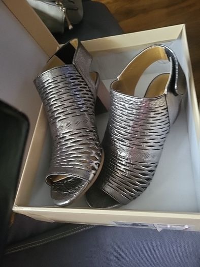 Silver shoe
