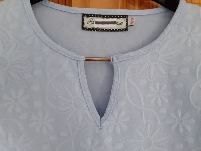Top - Pale Blue - Size 10-12