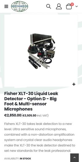 fischer xlt 30 liquid leak detector