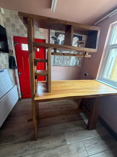 New Solid wooden table now 200 for quick sale