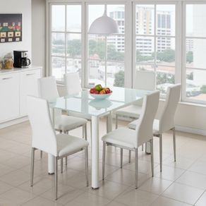 Dining Set with 6 Chairs - Delivery Included