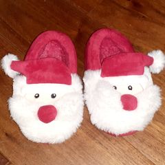 Santa slippers (Size 6/18-36months)