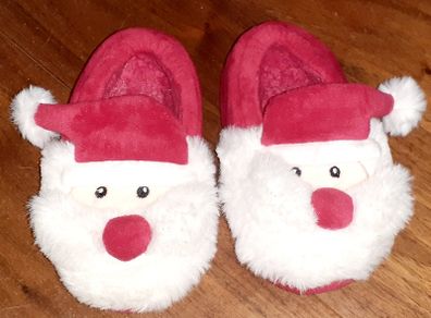 Santa slippers (Size 6/18-36months)