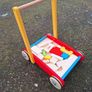 Bigjigs baby walker with wooden blocks Image 2