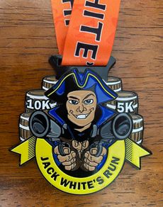 Jack White's 5k/10k Run Medal
