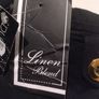 Black Linen Belted Trousers, New With Tags Image 2