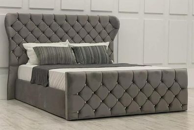 New Double & King Size Bed Frame With Mattress Opt