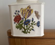 Masons Ironstone Tea Caddy Botanical Collection