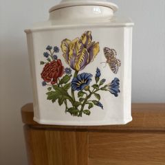 Masons Ironstone Tea Caddy Botanical Collection