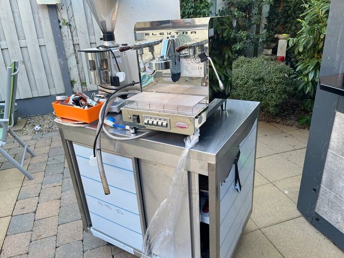Commercial coffee Elektra sixties coffee machine