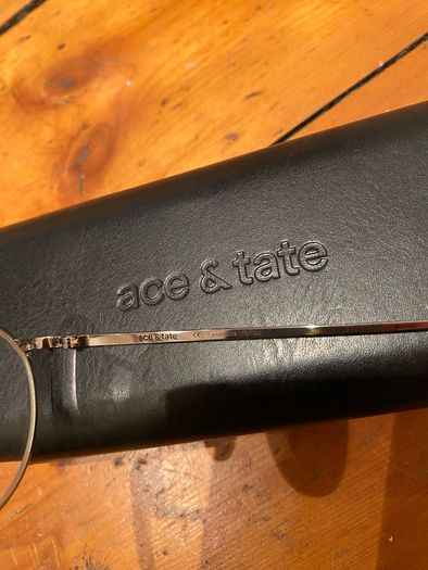 Ace & Tate Neil Satin Silver glasses and Sunglasses Clip on