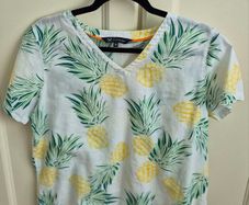 Linen top by Crew Clothing, 14