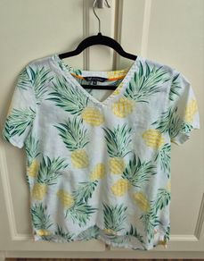 Linen top by Crew Clothing, 14