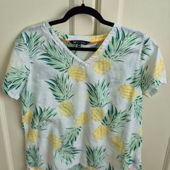 Linen top by Crew Clothing, 14