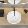 Matt White Countertop Washbasin Image 6