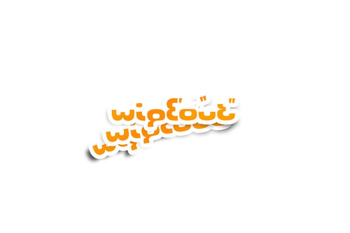Wipeout Glossy Stickers 2-Pack