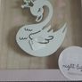 New Light Up Wooden Swan Picture Image 2