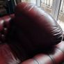 Leather Chesterfield 3 piece suite ( 3-2-1 with sprung pullout bed) Image 4
