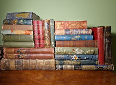 Library of 18th, 19th & early 20th c. Books, Beautiful bright bindings. Offers welcome!