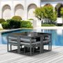 9PCs Patio Aluminium Dining Set (LIMITED STOCK) Image 6