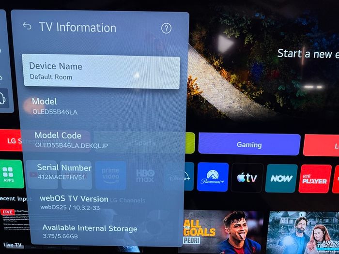 Tv Lg Oled55b46la