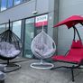 rattan garden swing egg chairs Image 5