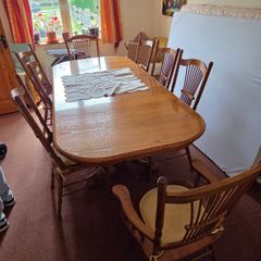 Oak Dining Table & Chairs