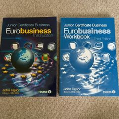 Junior Certificate Euro Business third edition text book & workbook