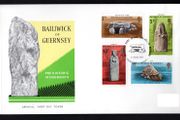 1977 Guernsey Pre-Hospital Monuments Commemorative Stamps Addressed First Day Cover (FDC)