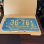 Vintage U S License Plates #2 Image 2