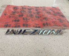 Alfa Romeo Iniezione badge Bomisa Rare NOS