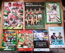 Two Vintage Mayo GAA Yearbooks And Five Programmes