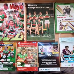 Two Vintage Mayo GAA Yearbooks And Five Programmes