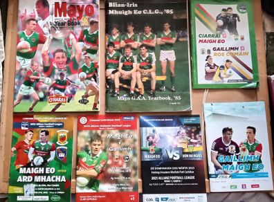 Two Vintage Mayo GAA Yearbooks And Five Programmes