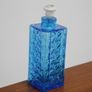 Vintage Swedish Blue Glass Table Lamp, 1960s. Image 2