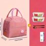 Stylish Pink Thermal Lunch Bag  Insulated, Lightweight & Durable Image 4