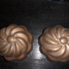 Vintage Copper Jelly Moulds