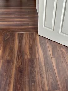 12mm Premium Laminate Flooring + Acoustic Underlay - Like New