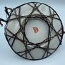 Vintage Japanese "Samurai" Brand Woven Rattan Basket Dish Image 2