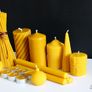 2. Beeswax taper candles. Table candles. Evening candles. Image 4