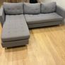 Grey lounge Sofa Image 3