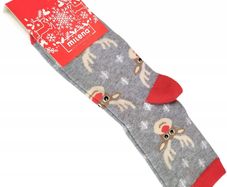 Children's socks MILENA Christmas Reindeer