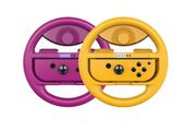 Nintendo Switch Joy-Con Controller steering wheel Purple Yellow 2pcs