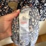 Apricot ditsy cluster ruffle dress Image 6