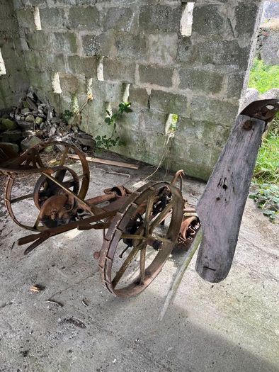 Vintage Pierce Horse-Drawn Finger Bar Mower