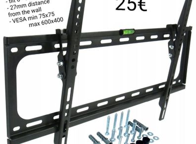 TV Wall Mount Bracket Tilt 37" - 70" TV