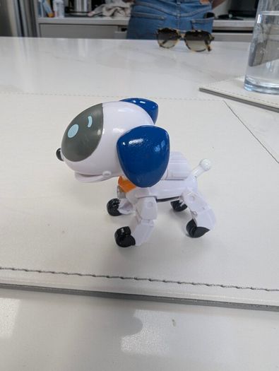 Paw Patrol Robo-Dog Mission 2" Action Figure Robot White Dog Spin Master Rare
